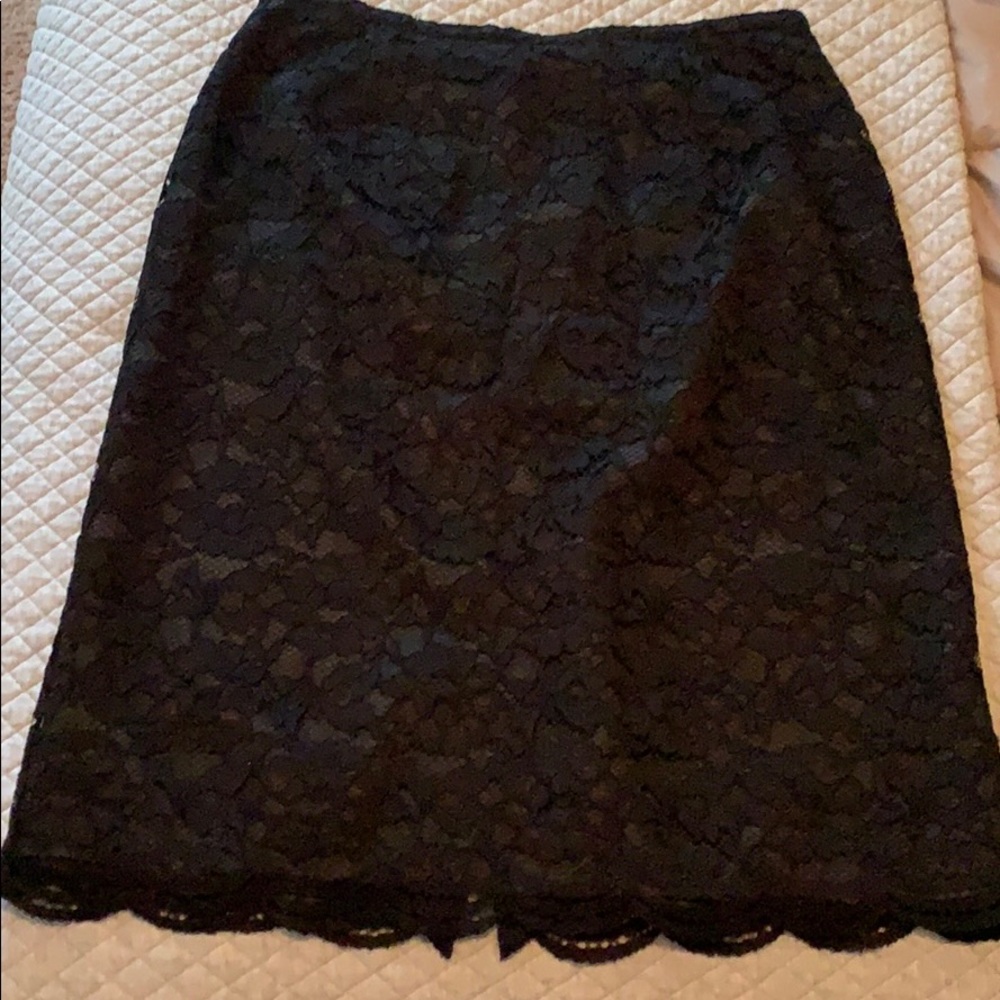 Black lace skirt size 14